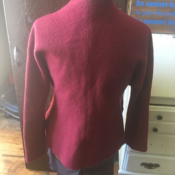 Orvis Felted wool, belted sweater jacket - Picture 3 of 4